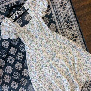 Altar'd State Giselle Floral  Midi Dress , size S
